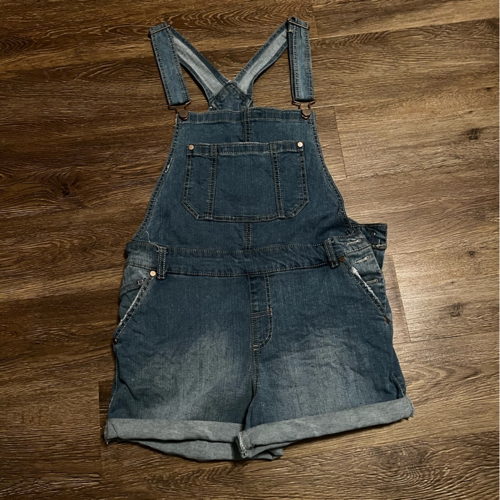 Maurice Blue Jean short-alls size Medium